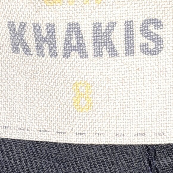 Navy Blue Khakis -Old Navy * Y2K * Sz 8 * 32x30 * Flare Bell Wide * Pant Only * - Picture 9 of 12